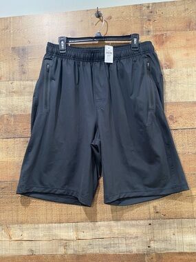 Mitre Men's Black Athletic Shorts - Lightweight Performance Size Large